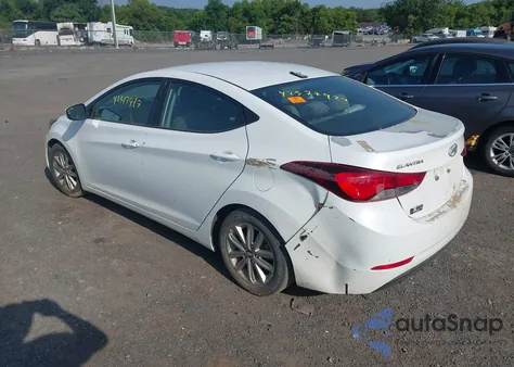 2016 Hyundai Elantra Se из США, поврежденный, VIN 5NPDH4AE3GH683949